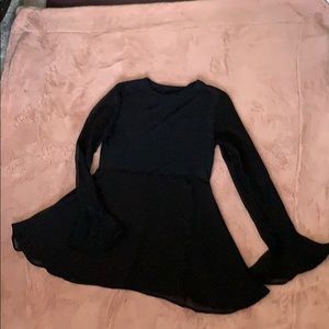D&G long sleeve black top